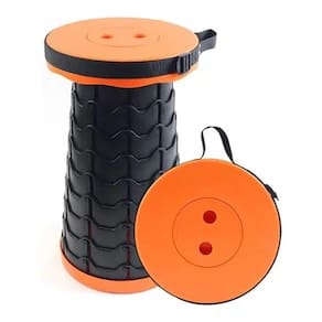 Banco Retrátil com alça - Laranja - Telescoping