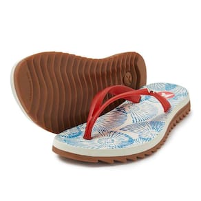 Chinelo Kenner Ibiza Pro Spiral Flatform - Vermelho e Azul