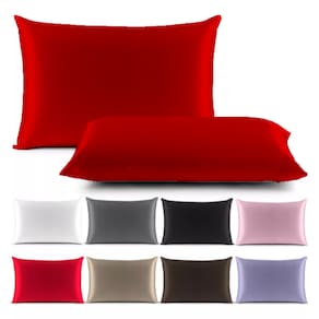 Kit 16 Fronhas de Cetim (8 Pares) Charmousse Anti Frizz Seda