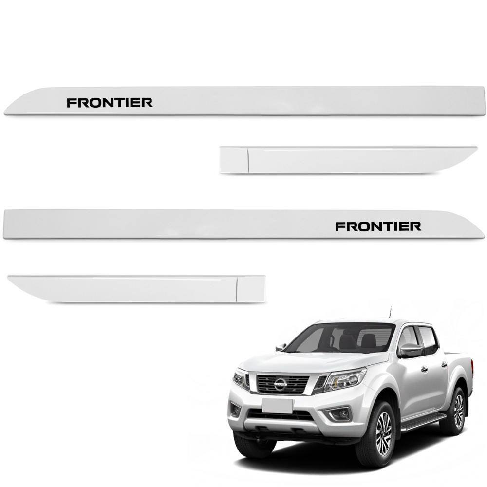 Jogo de Friso Lateral Frontier 2023 2024 Branco Aspen