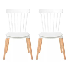Cadeira para Sala de Jantar Windsor Pp Branco