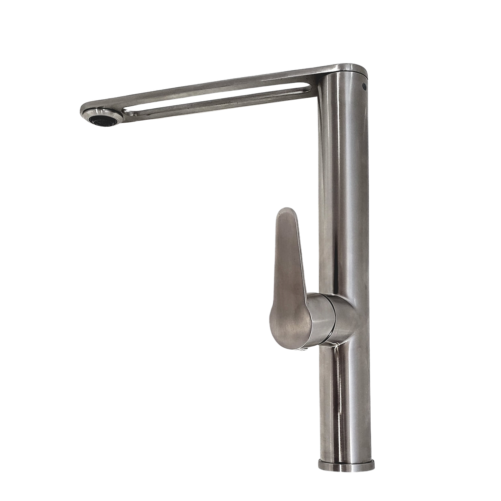 Misturador Monocomando WC / Cozinha Escovado Bica Móvel DG1060 GIRA 360 GRAUS