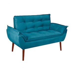 Namoradeira Opala Elegante Suede Azul Tiffany