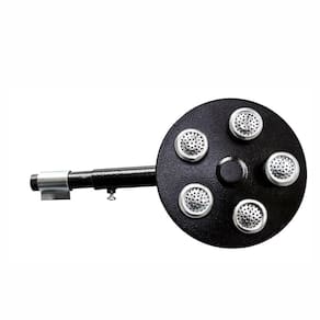 Queimador Industrial Curto Para Fogão Regulável 6 A 13cm Roa