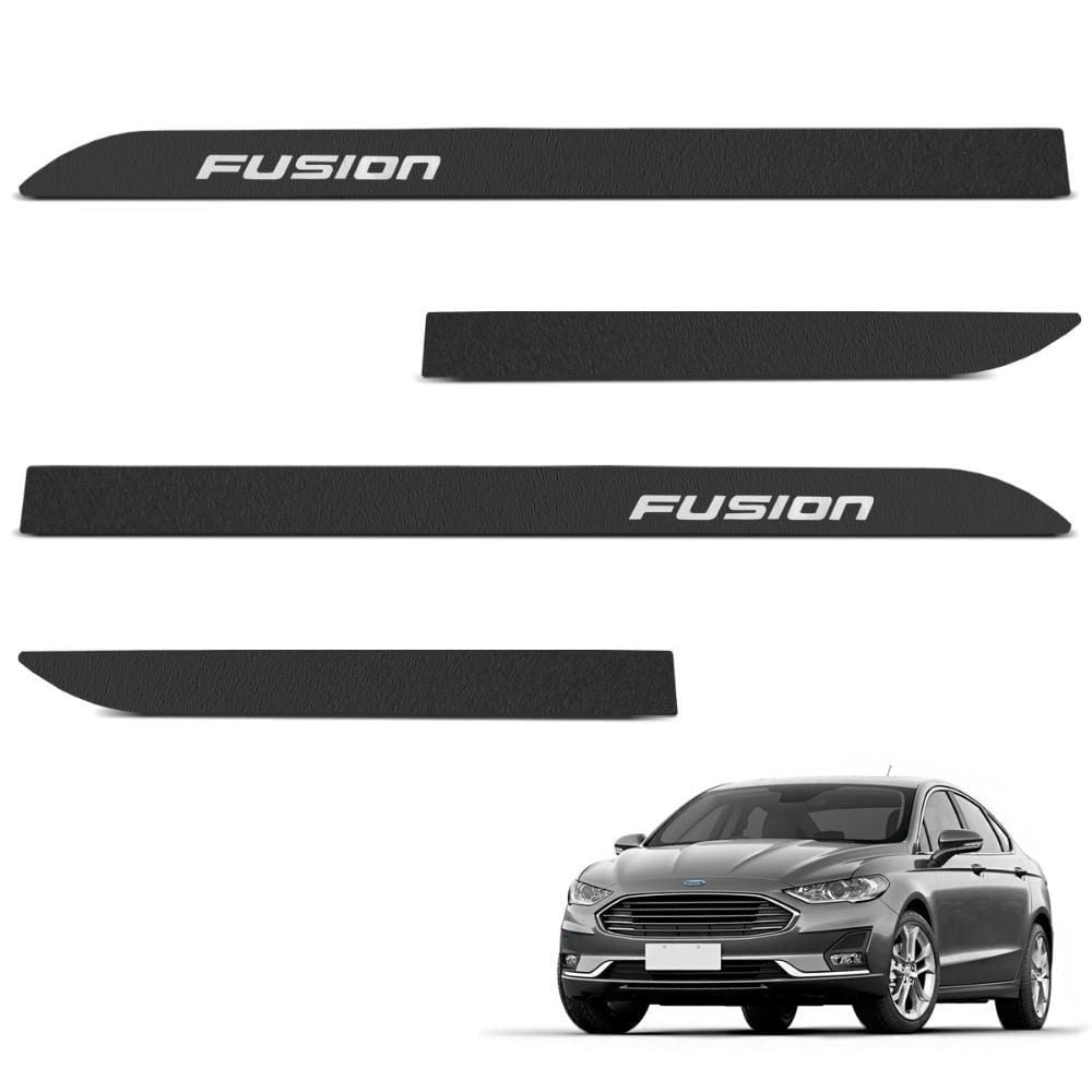 Jogo de Friso Lateral Fusion 2010 a 2020 Preto Texturizado