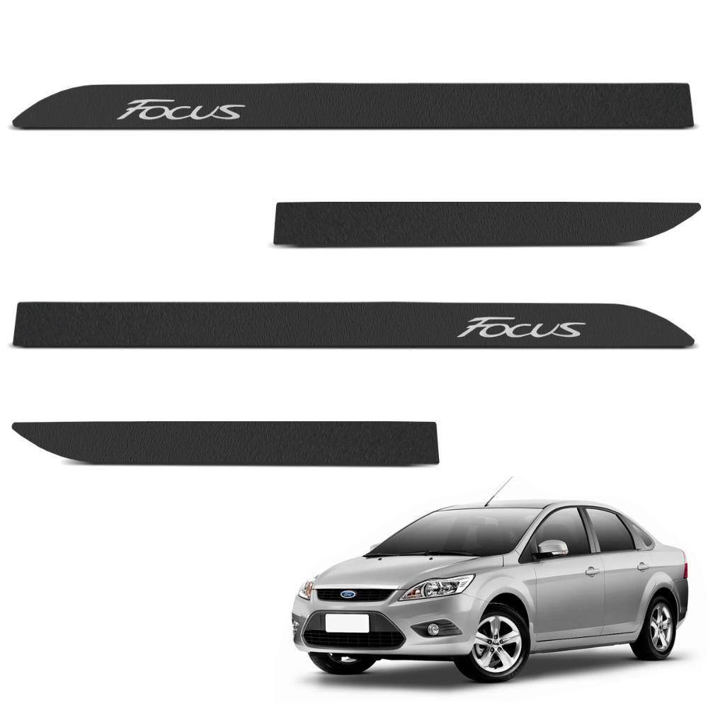 Jogo de Friso Lateral Focus 2013 a 2019 Preto Texturizado