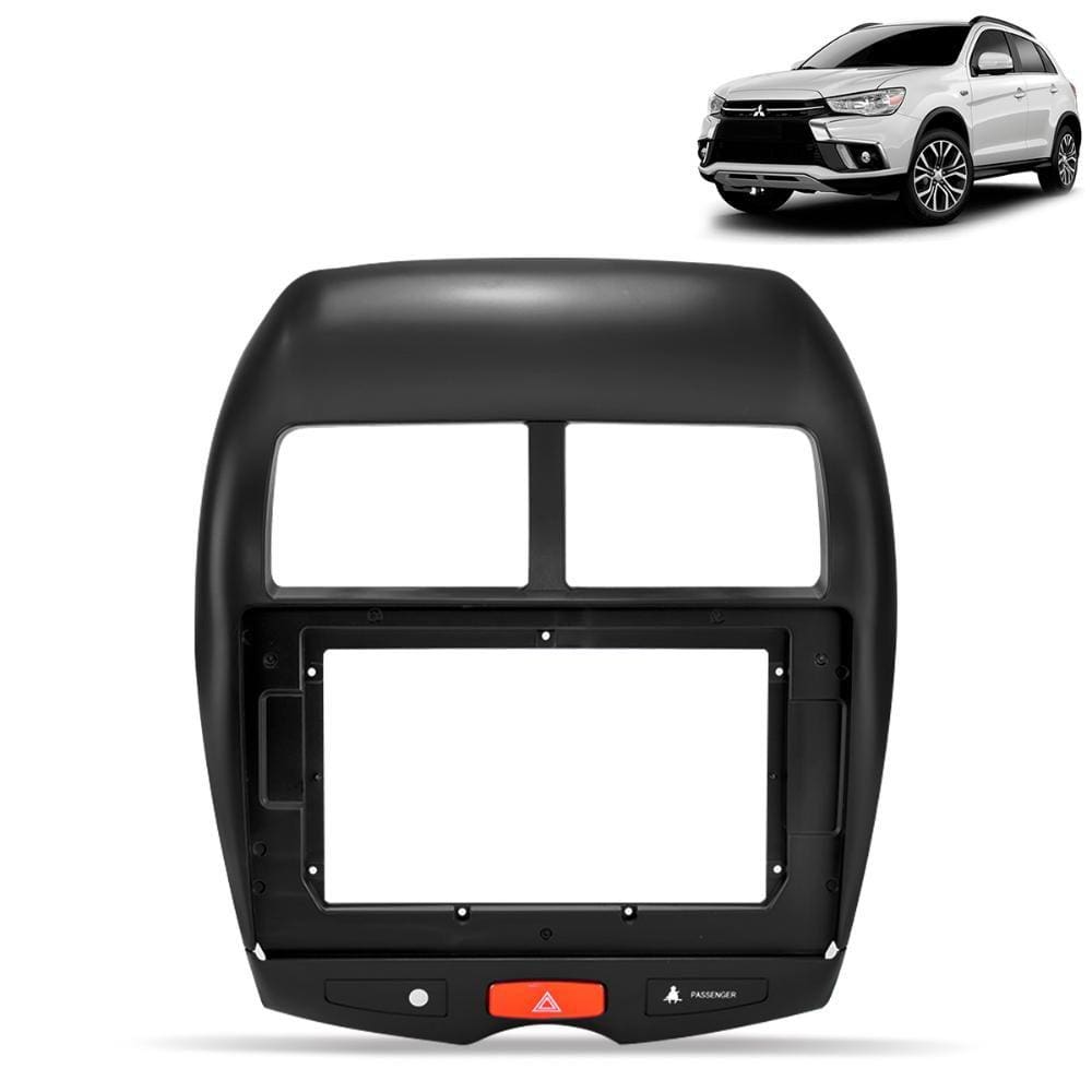 Moldura Do Painel 10 Polegadas ASX 2010 a 2022 Preto