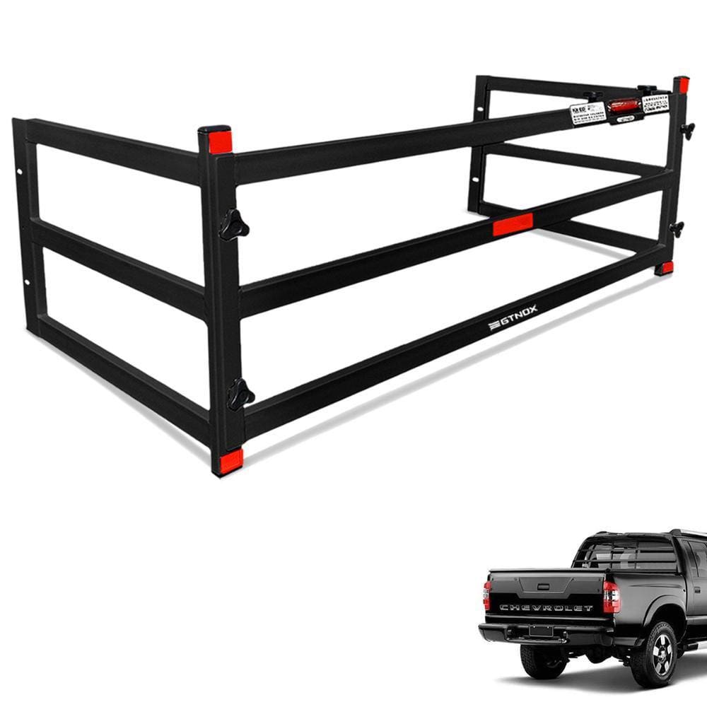 Extensor de Caçamba S10 Cab. Dupla 2001 a 2011 Divisor ED Preto Gtnox