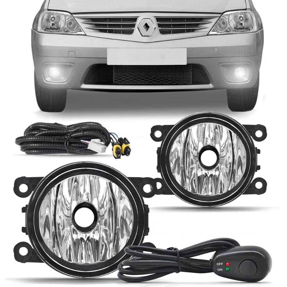 Farol Milha Logan Sandero 11 14 Auxiliar Neblina Alternativo