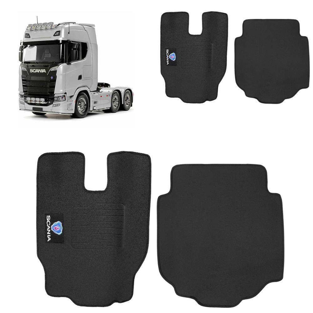 Jogo de Tapete Borracha Pvc Truck Scania Linha S 2 Peças