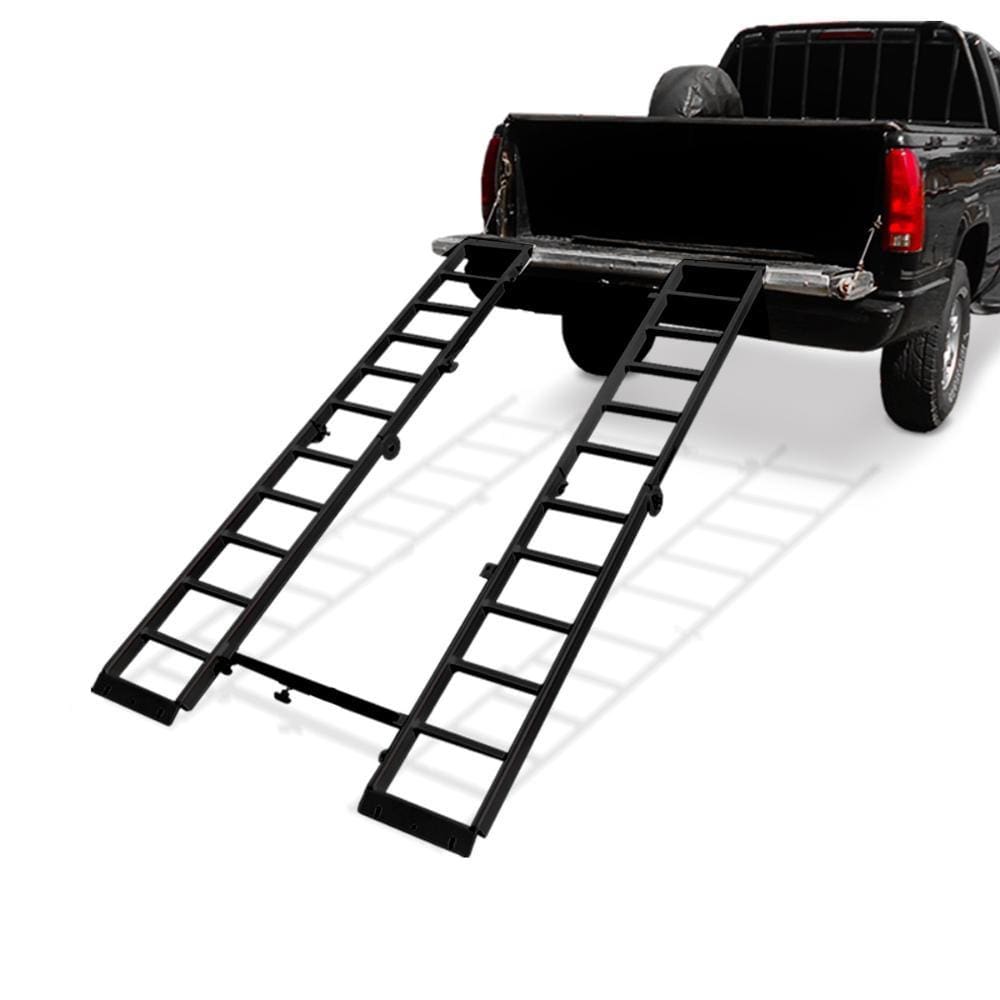 Rampa Para Quadriciclo Pick Up Universal 400 kg Aço Carbono Preto Gtnox