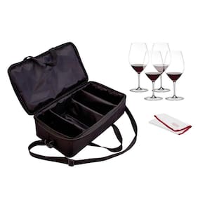 Conjunto Riedel Gift Maleta com 4 Taças e Pano Microfibra
