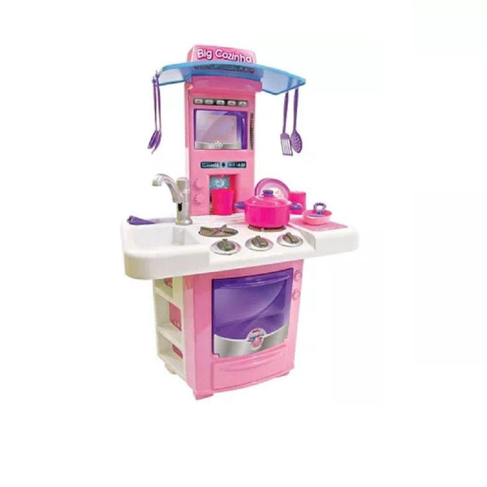 Brinquedo Infantil Big Cozinha Sai Água De Verdade