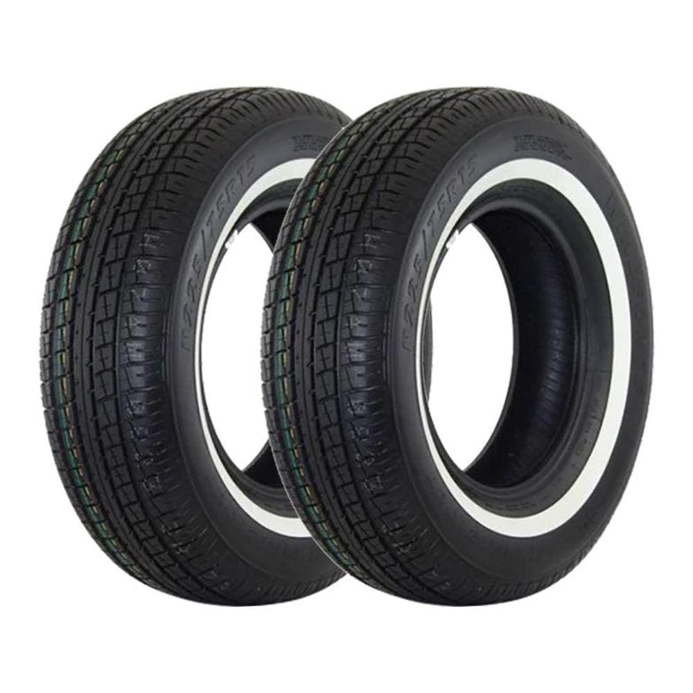 Kit 2 Pneus Aplus Aro 15 235/75R15 A868 Faixa Branca 105S