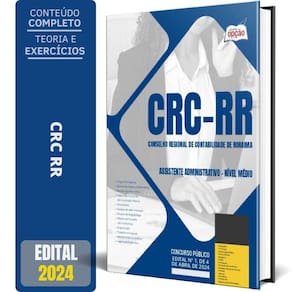 Apostila Crc Rr 2024 - Assistente Administrativo Nível Médio