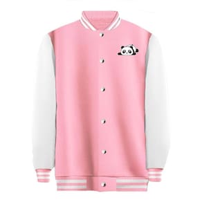 Jaqueta Colegial Moletom Masculina Feminina Panda sem Bolso