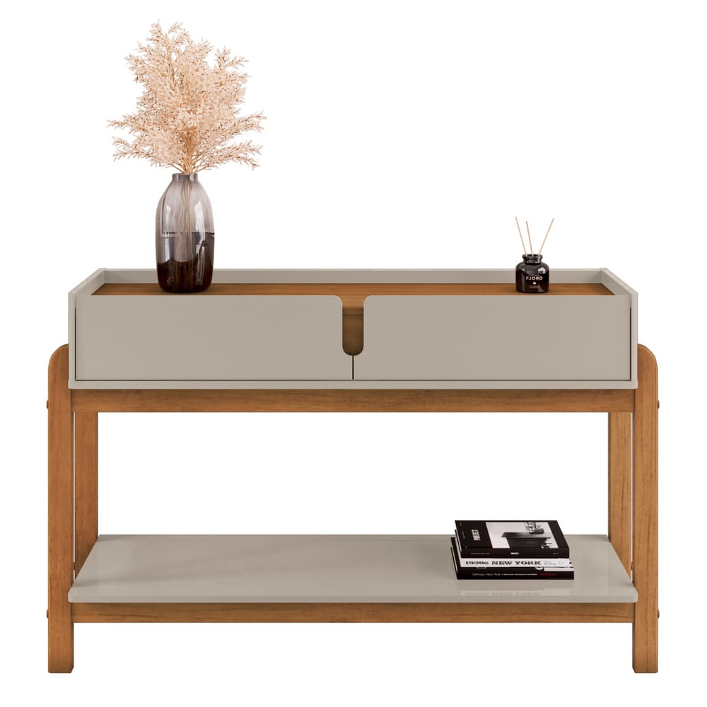 Aparador para Sala Retrô Welch Off White Cedro