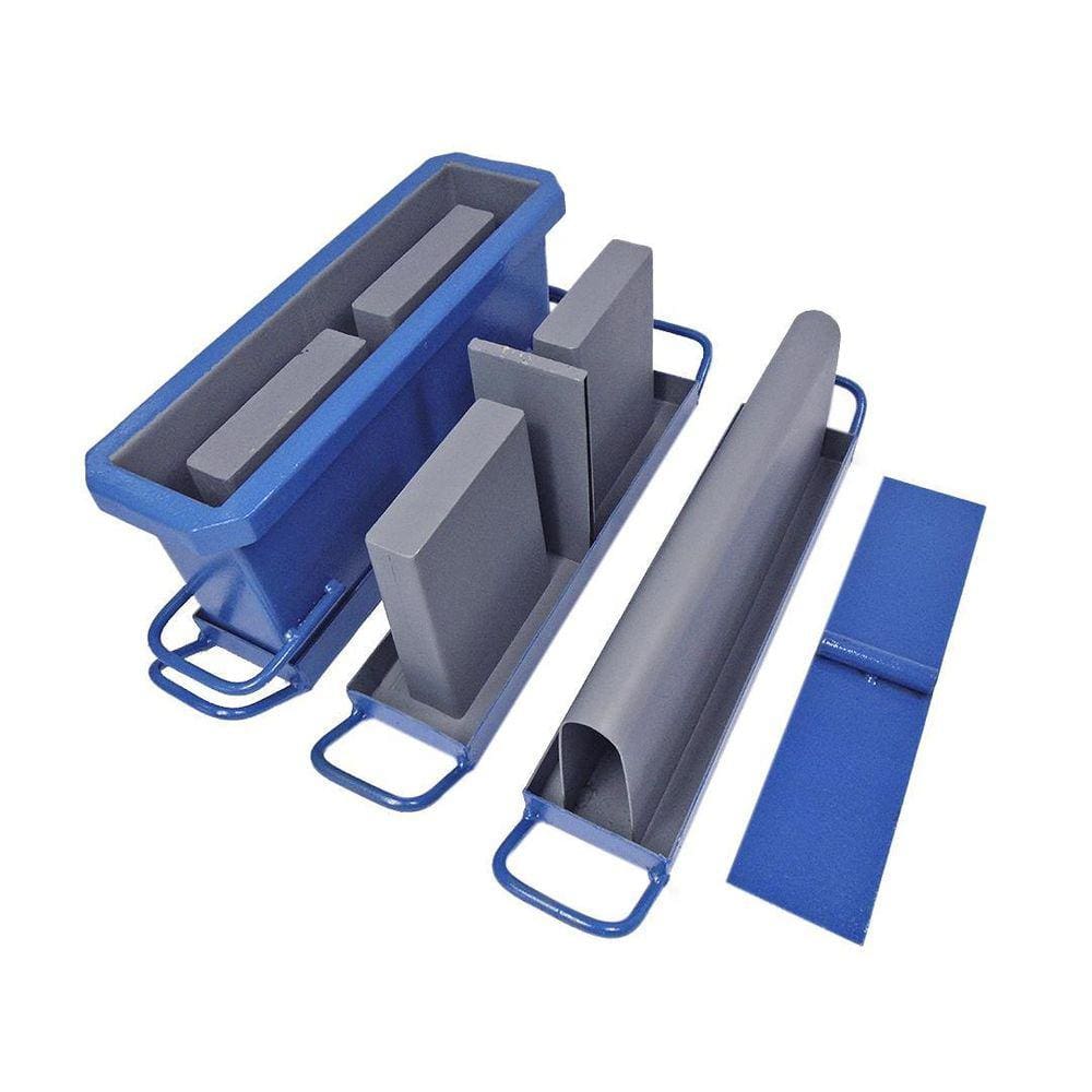 Kit Forma Manual Bloco, Meio Bloco E Canaleta 1009X19X39Cm