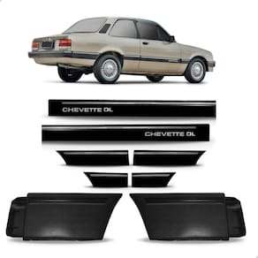 Kit Friso + Polaina Dianteira Chevette Dl 1987 Até 1993