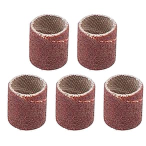 Kit 5 Tubos Cinta De Lixa 9Mm 3/8 Grão 120 Micro Retíficas