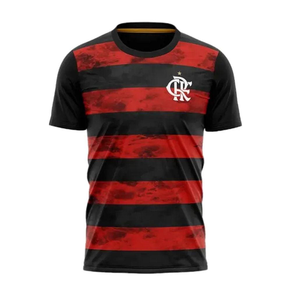 Camiseta Braziline Arbor Flamengo Masculino - Preto