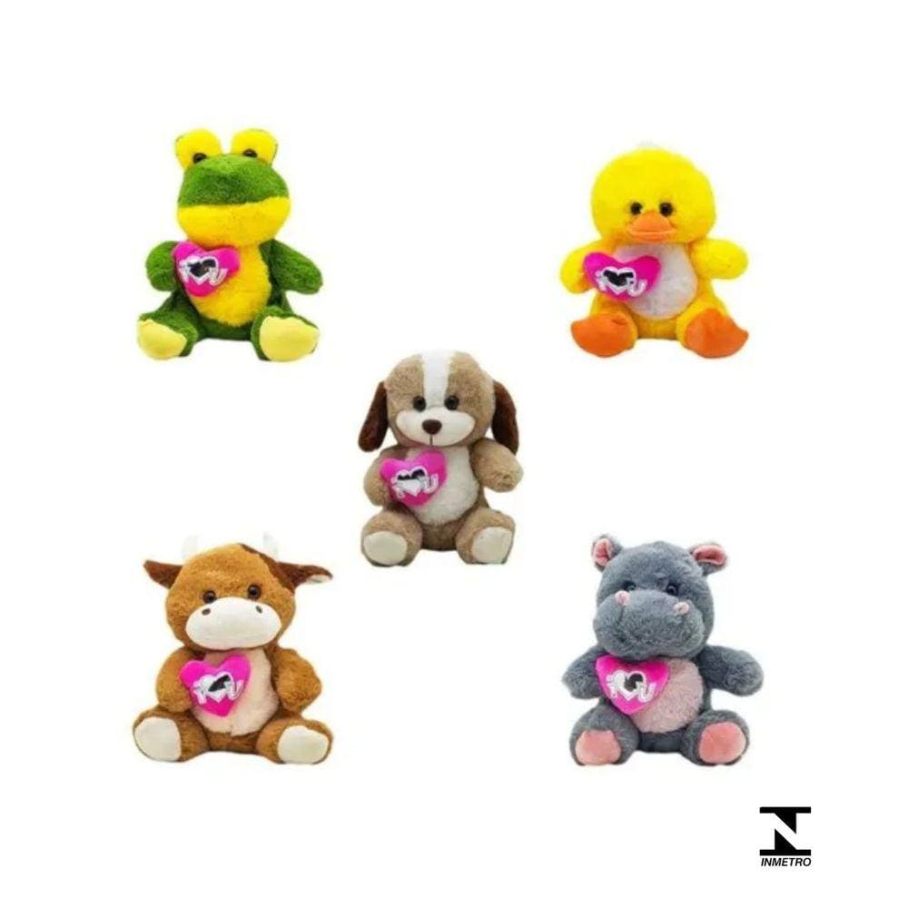 Bichinho De Pelúcia Com Coração - Bbr Toys