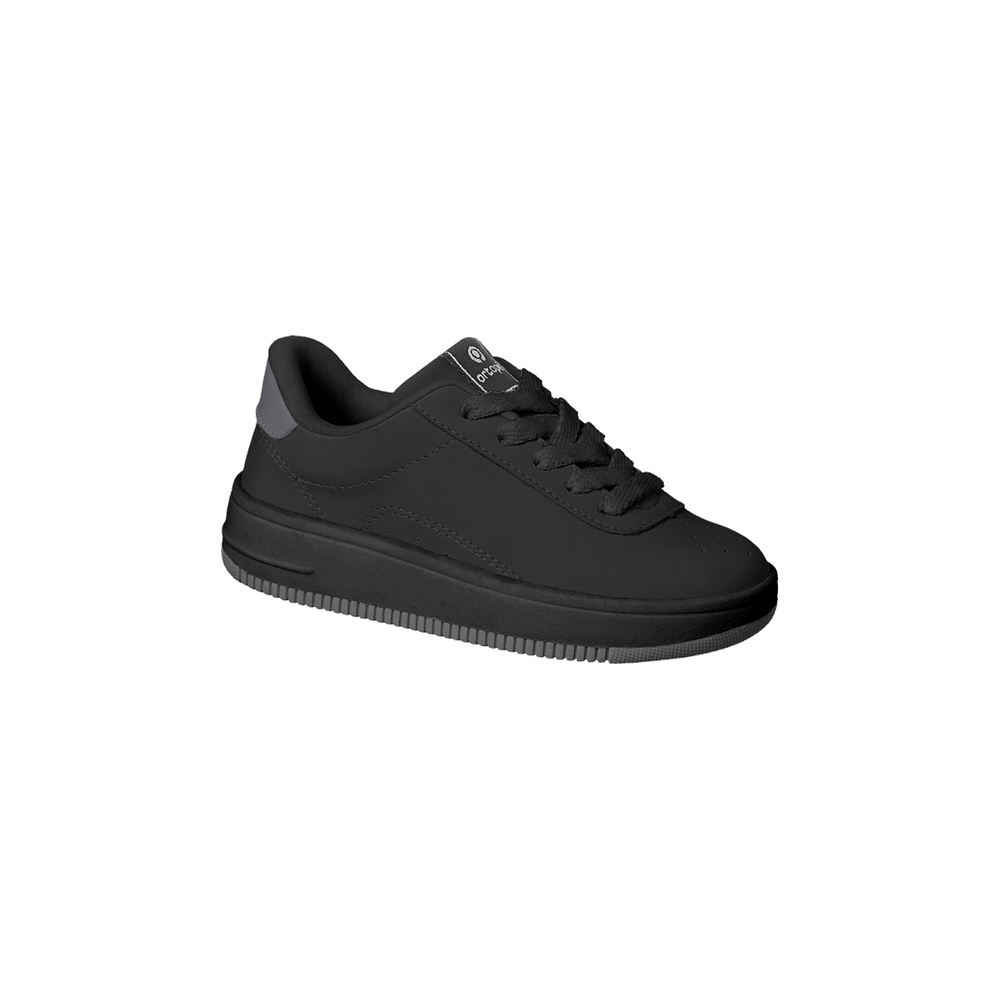 Tênis Infantil Masculino Ortopé Bliss Cadarço Preto/Preto