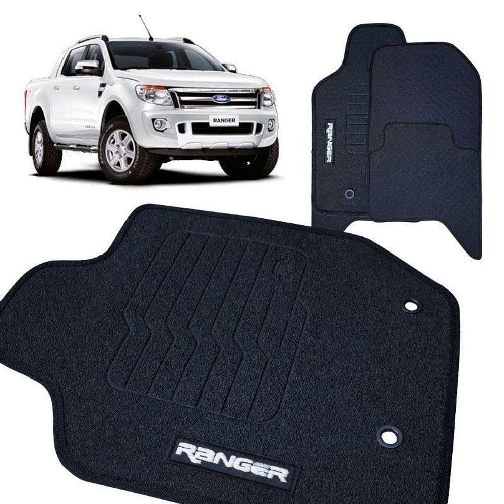 Jogo de Tapete Borracha Ranger CD 2013 a 2020 em PVC
