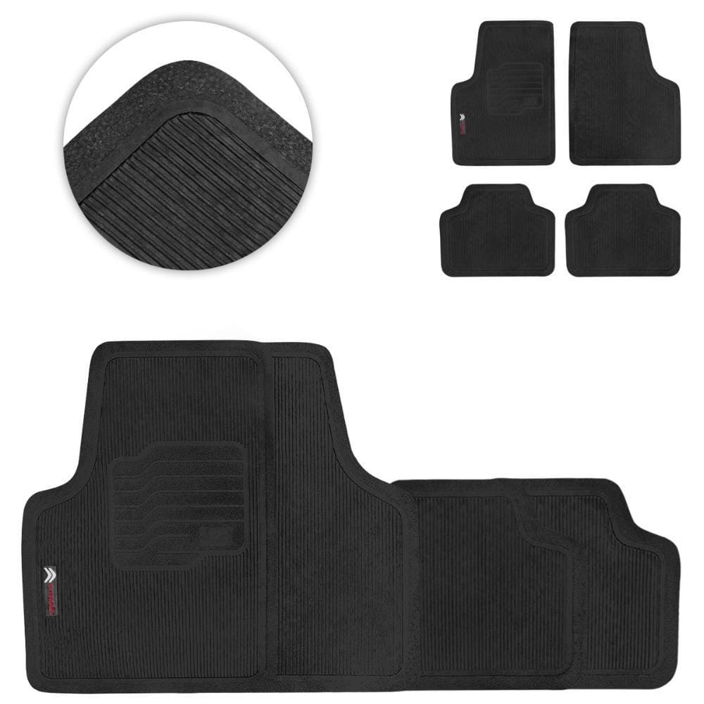 Jogo de Tapete de Borracha Citroen Universal Preto 4 Peças