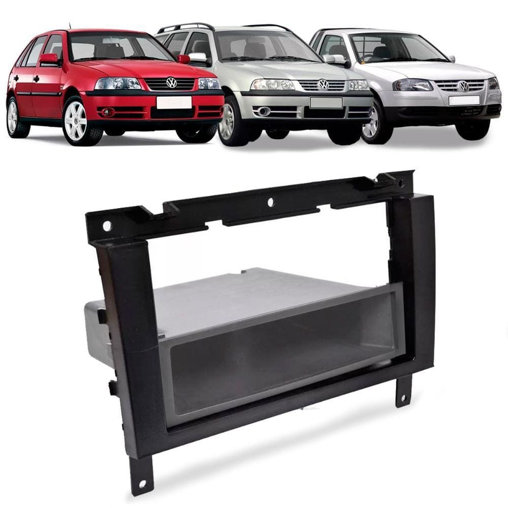 Moldura 2 Din 1 Din Gol ti Saveiro G2 G3 Pto Porta Objetos