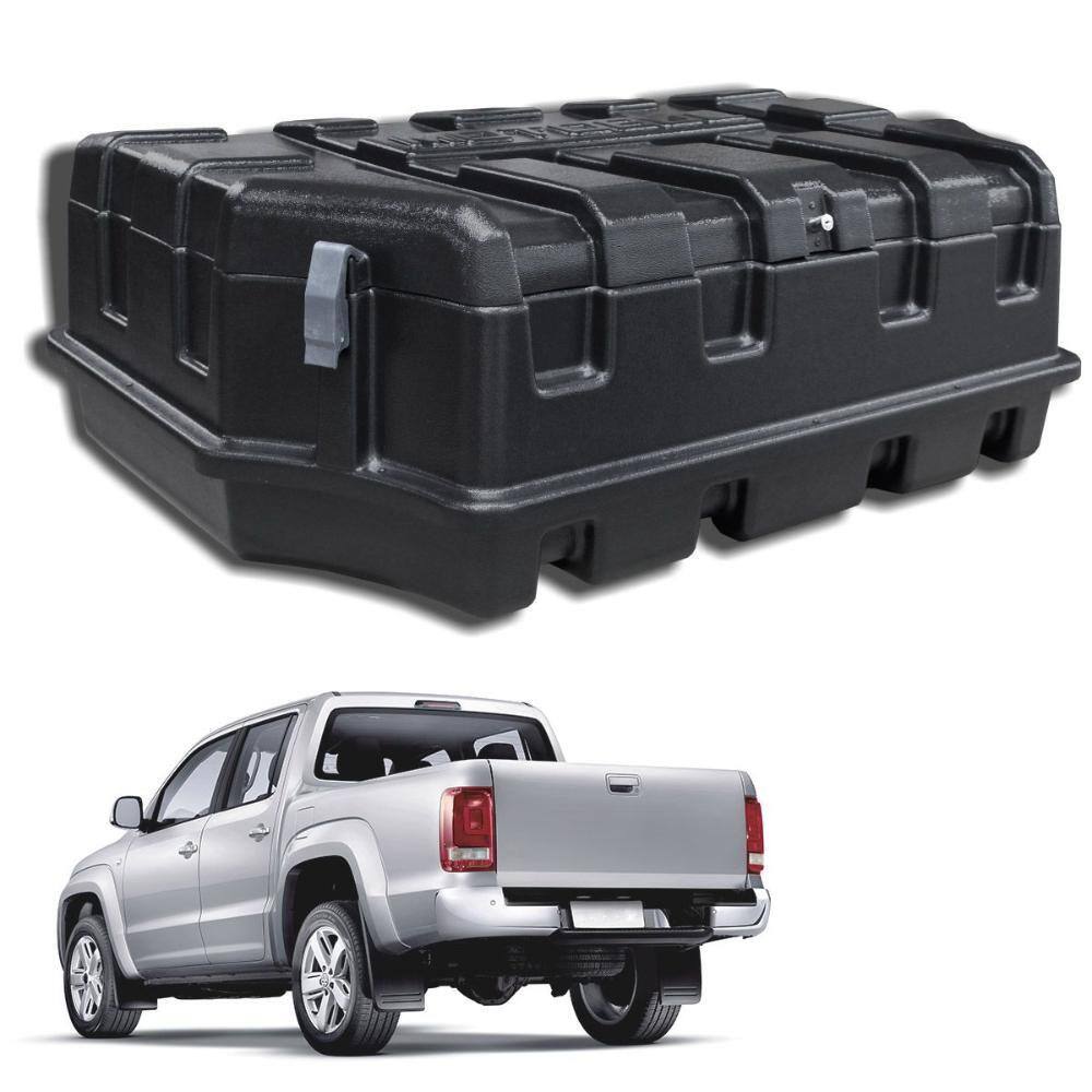 Maleiro Bau De Caçamba Pick Up Caixa 300 Litros Motobul