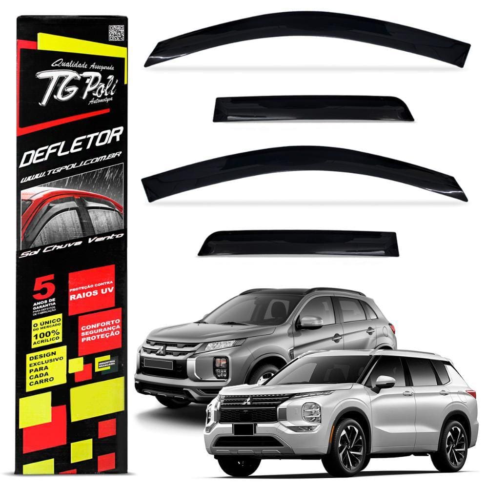 Calha Chuva ASX 2010 2021 Outlander Sport 2020 2023