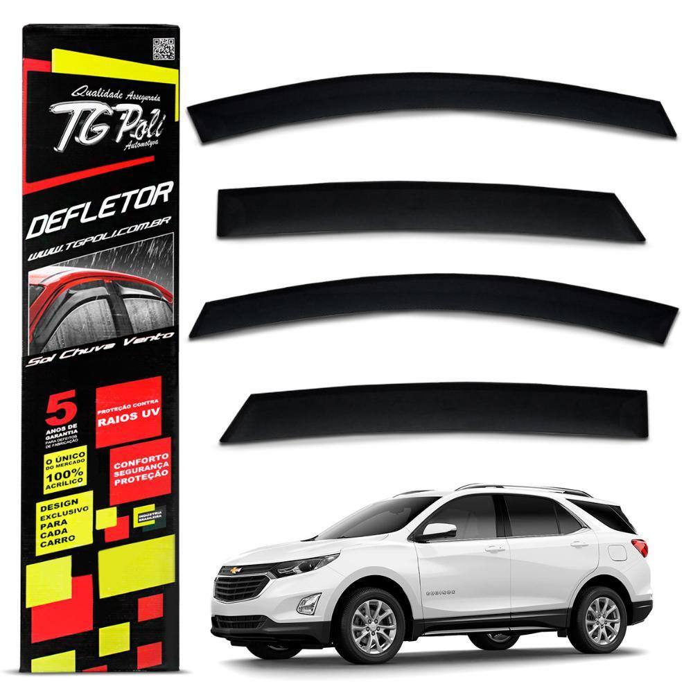 Calha Chuva Equinox 2018 a 2021 Fume Acrilico Tgpoli