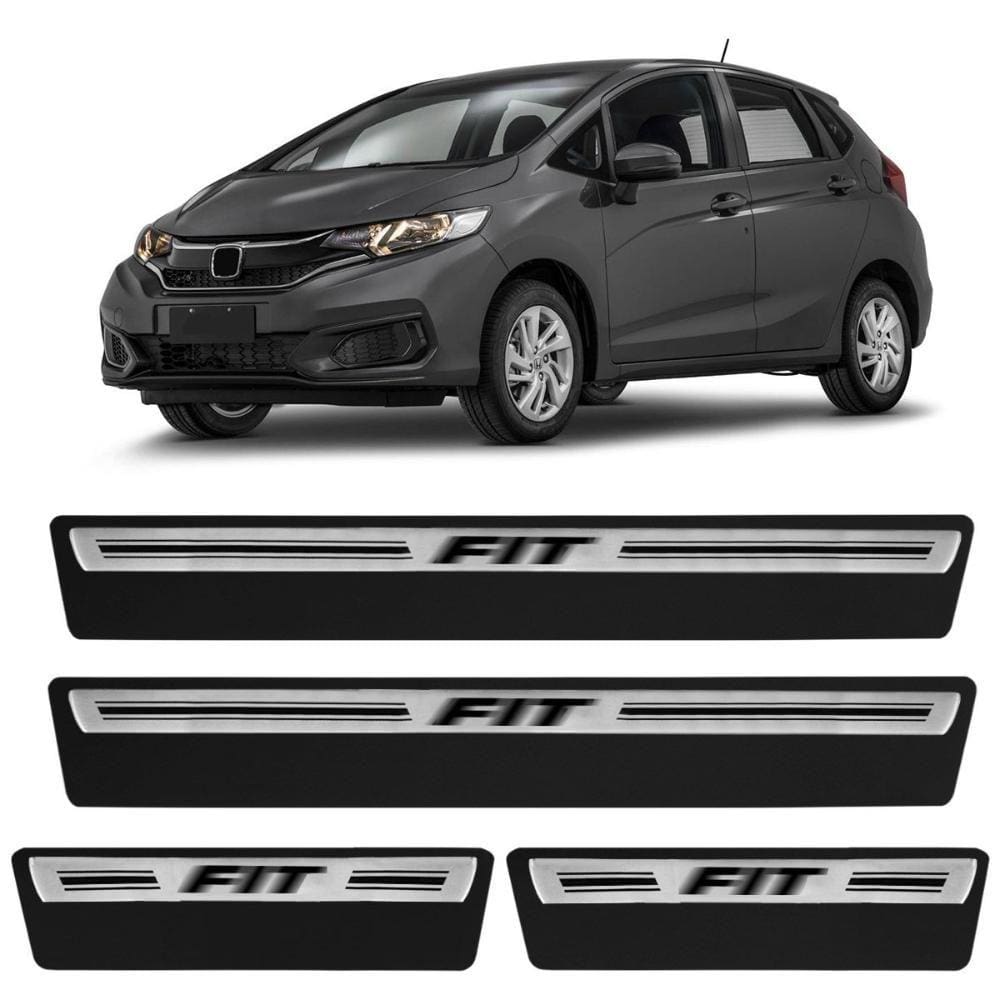 Jogo de Soleira Premium Fit 2009 a 2021 Escovada 4 Portas