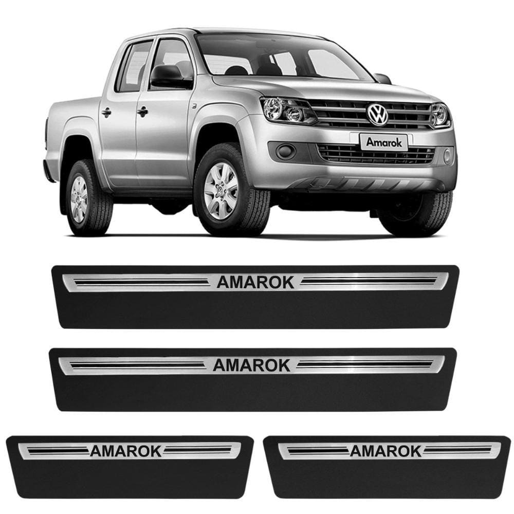 Jogo de Soleira Premium Amarok 2010 a 2023 Escovada 4 Portas