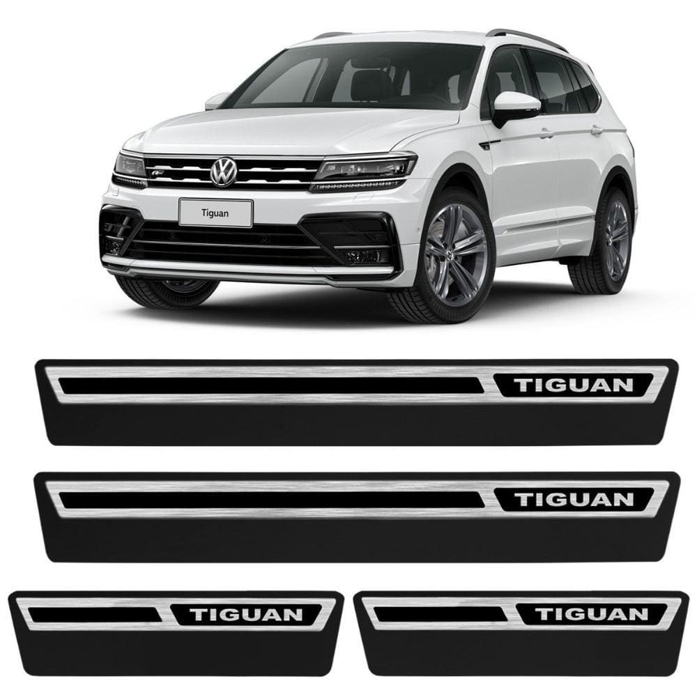 Jogo de Soleira Premium Tiguan 2018 a 2021 Escovada 4 Portas