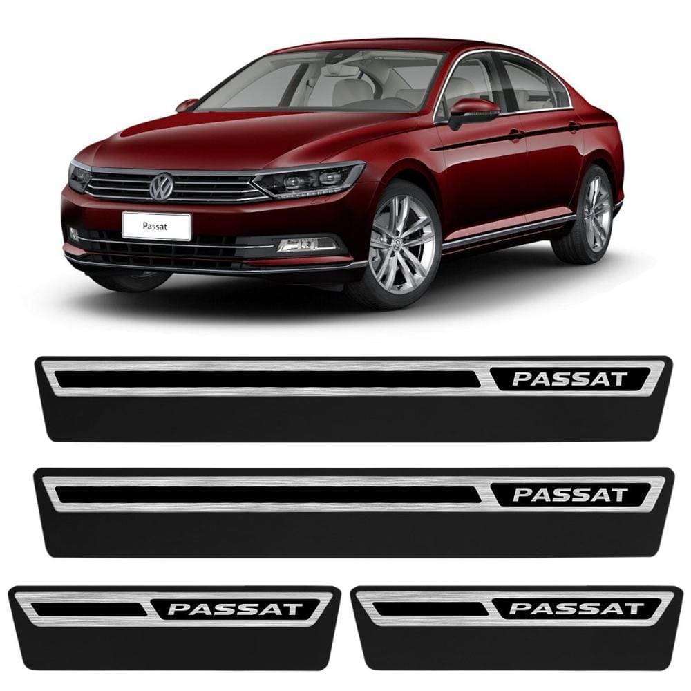 Jogo de Soleira Premium Passat 2018 a 2020 Escovada 4 Portas