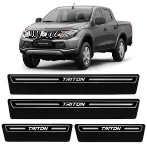 Soleira Premium L200 Triton 2008 a 2018 Elegance 4 Portas