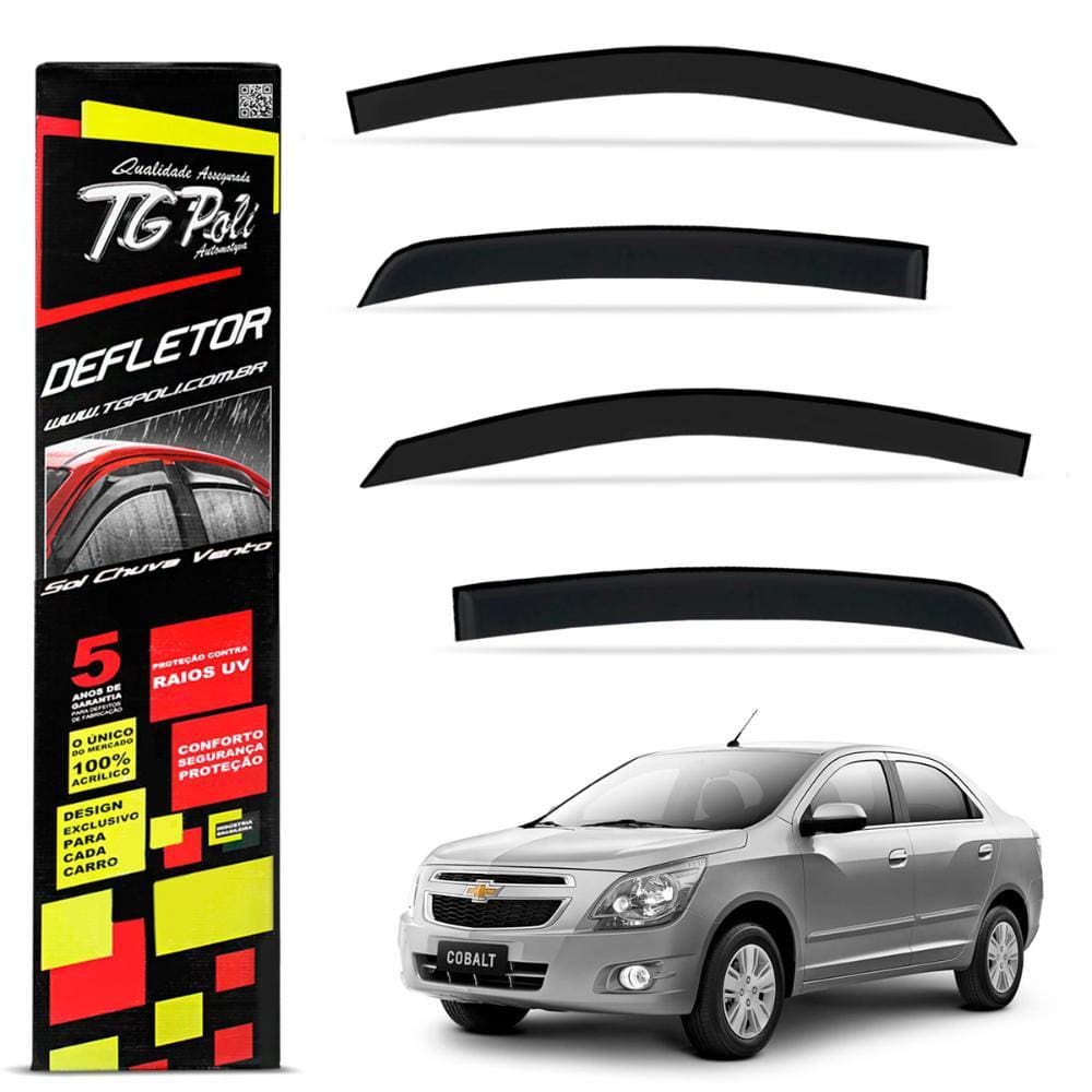 Calha de Chuva Cobalt 2012 a 2021 Slim Acrílico Fumê Tgpoli