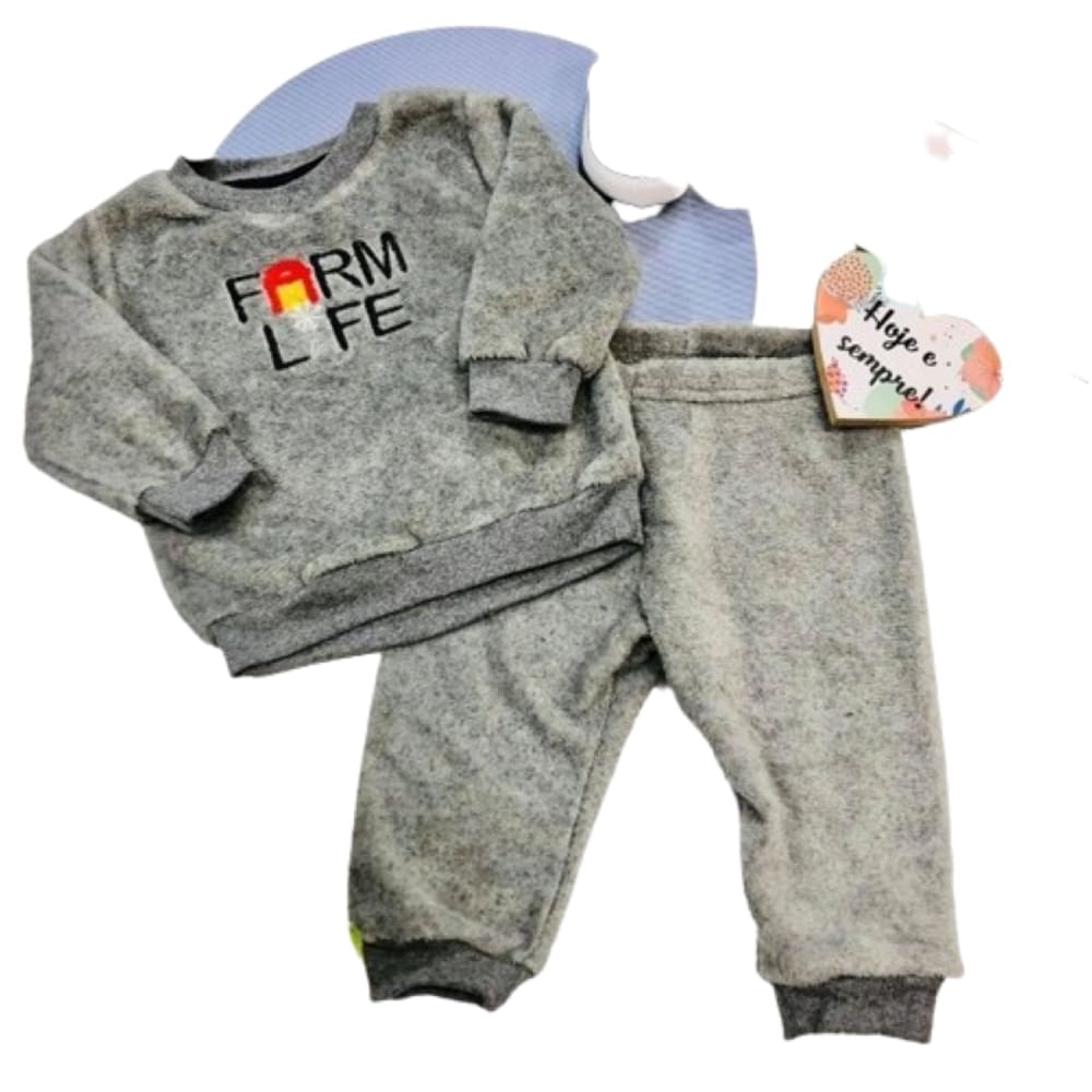 Conjunto inverno  fleece - Bebê - Quentinho