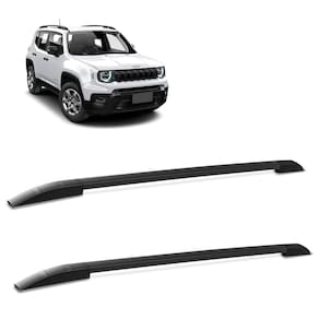 Rack Teto Longarina Jeep Renegade 2016 a 2023 Preto Bepo