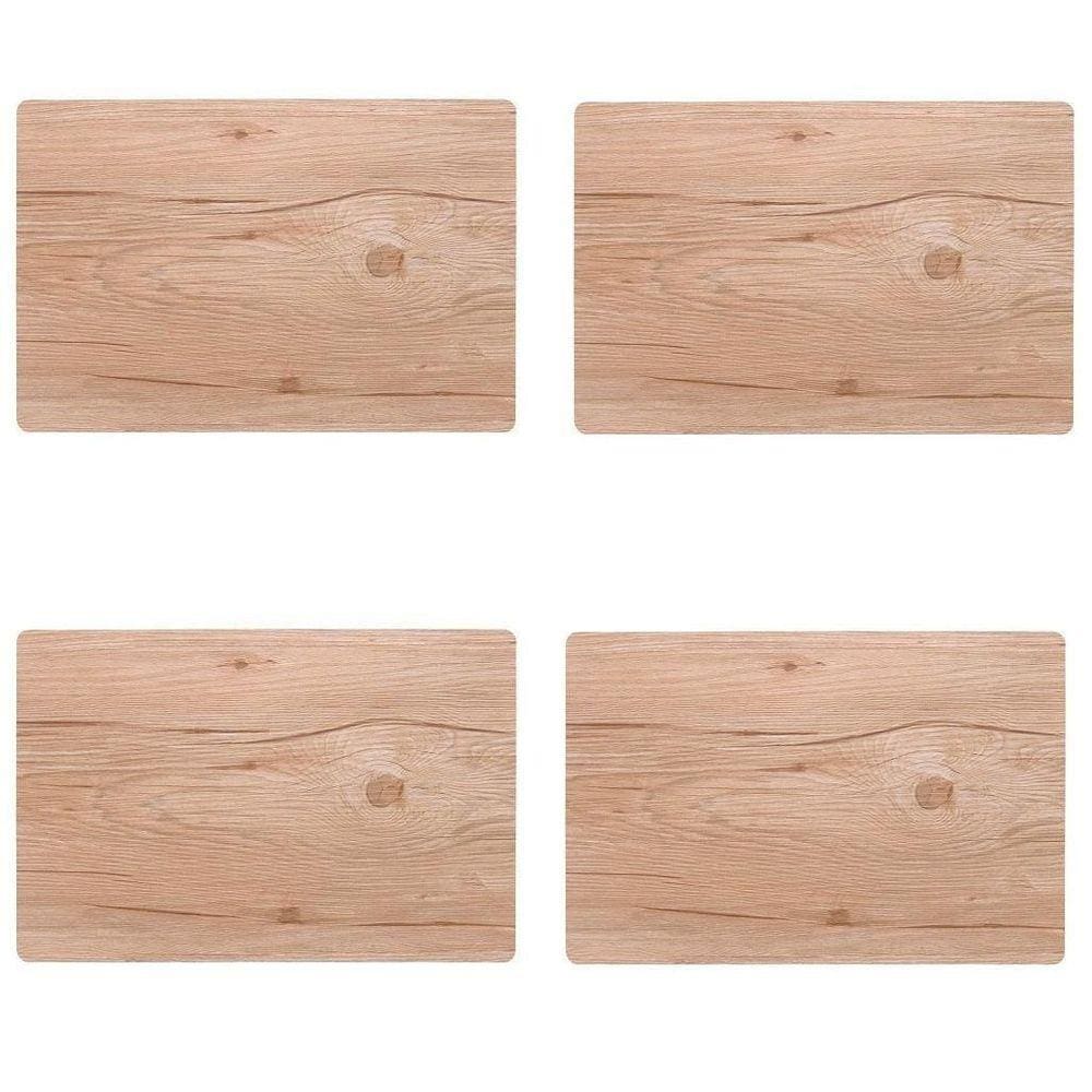 Jogo Americano 4 Unidades Rustico Laminado Maple