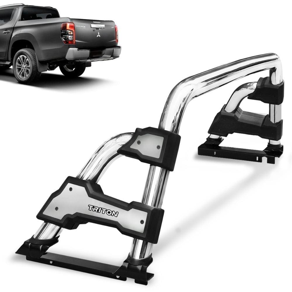Santo Antonio L200 Triton Sport 2017 2023 Cromado STR Barra