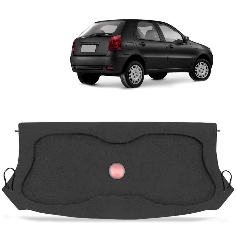 Tampão Malas Palio G3 2008 2015 Grafite Furos 6x9 Cordinhas