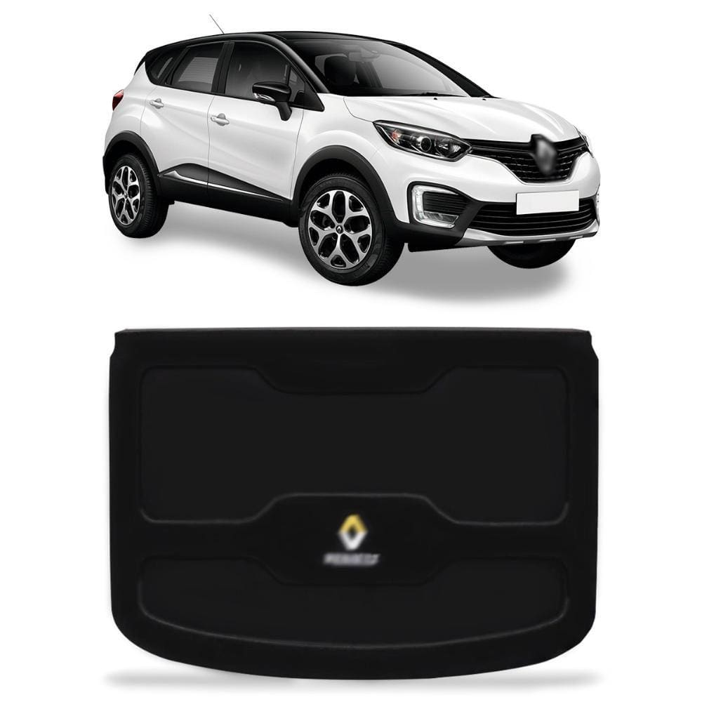 Tampão Porta Malas Captur 2017 a 2023 PCD Preto Bagagito