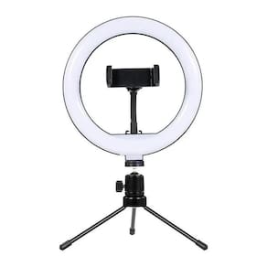 Ring Light Lampada Luz Led Iluminador Anel 16Cm 6 Pol Tripé
