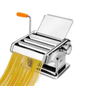 Máquina Fazer Macarrão Massas Manual Abrir Fresca Cortar