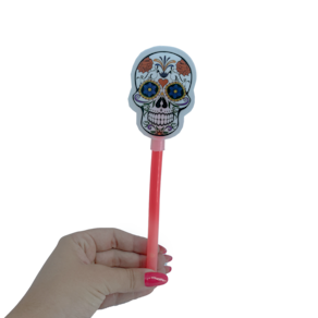 Encandece Varinha - Decoração Halloween Formato De Caveira