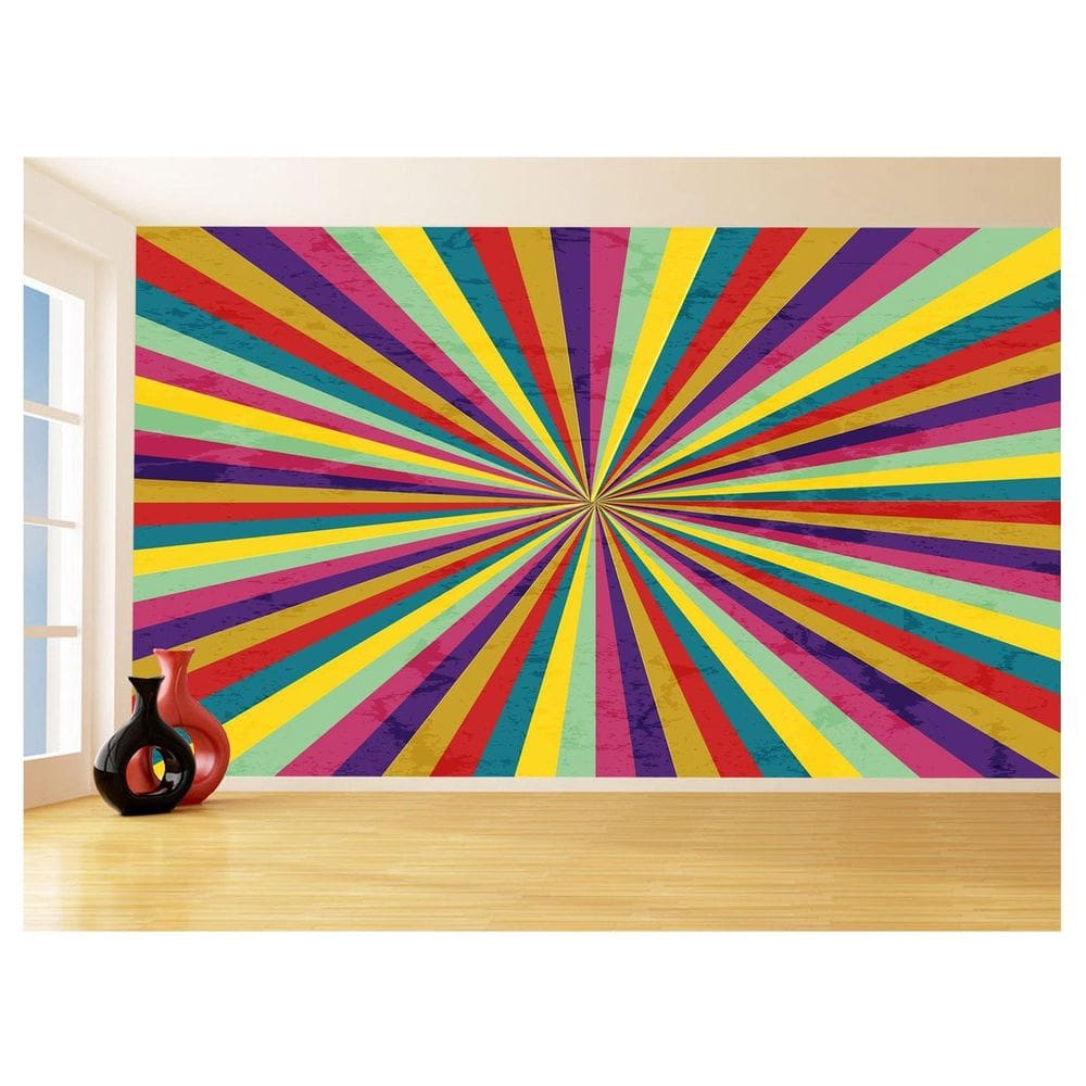 Papel De Parede 3D Geométrico Formas Linhas GMT100 1,75X2,0M