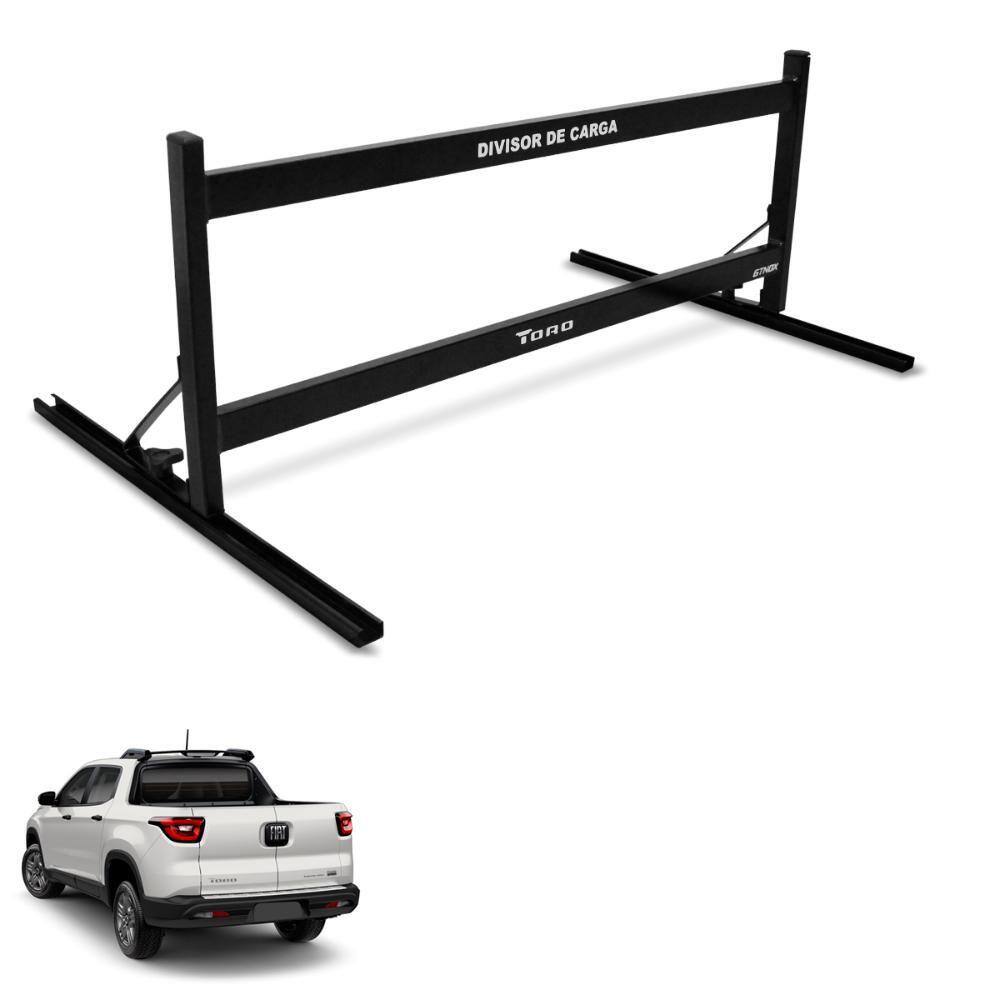 Divisor de Cargas Caçamba Toro 2016 a 2023 Aço Preto Gtnox